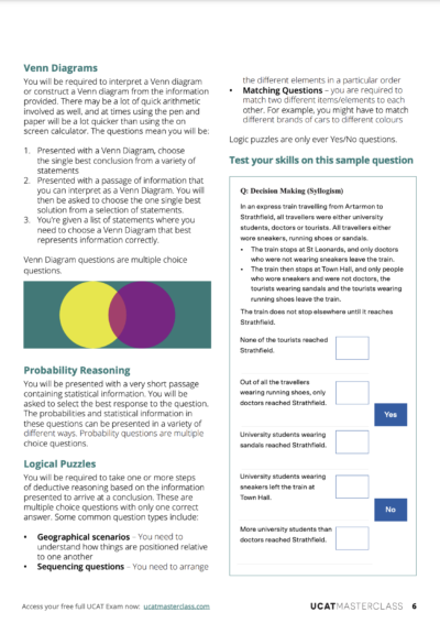 matrix education ucat ultimate cheatsheet guide